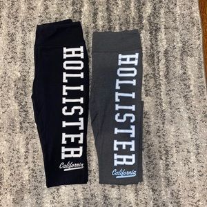 2 pairs of hollister leggings